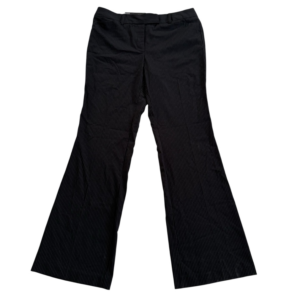 NWT George Pinstripes London Fit Flare Business Casual Career Pants Women Size 6